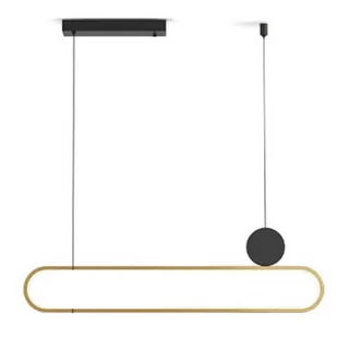 Zwisająca lampa nad wyspę Elyptica CGELYPTICA1 COPEL LED 25W 3000K loftowa złota - Lampy sufitowe Zwisająca lampa nad wyspę Elyptica CGELYPTICA1 COPEL LED 25W 3000K loftowa złota - Lampy sufitowe - miniaturka - grafika 1