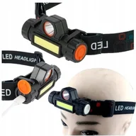 Latarki - Latarka Czołowa Z Magnesem Czołówka 4w1 Lampka Cob - miniaturka - grafika 1