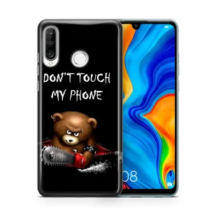 Etui na telefon komórkowy z serii Apple Google Pixel Protective Case Cover Bumper Case Ultra Thin, Model: Google Pixel 4A 5G, Wybierz wzór: Dont Touch My Phone Bear Black - Etui i futerały do telefonów - miniaturka - grafika 1