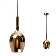Lampy sufitowe - MILAGRO ML8815 LUGANO GOLD Lampa wisząca 1xE14 - miniaturka - grafika 1