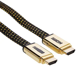 Laptone PRO GOLD kabel HDMI V2.0 / 1.4a, Ultra HD 4K 3D PS4 Full HD 1080p 2160p ARC Highspeed z Ethernetem, 5 m, czarny LCP2614 - Kable - miniaturka - grafika 1