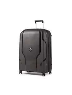 Delsey Duża Twarda Walizka Clavel 00384582100 Czarny - Plecaki - miniaturka - grafika 1