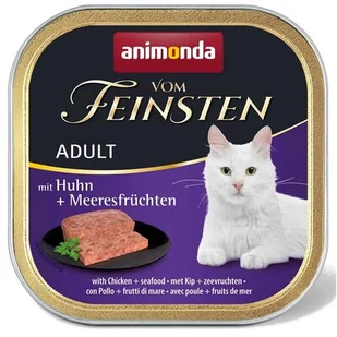 Animonda Vom Feinsten CAT Adult Kurczak z owocami morza 100g - Mokra karma dla kotów - miniaturka - grafika 6