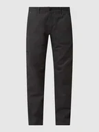 Spodnie męskie - Chinosy o kroju tapered fit z bawełny model ‘Pilotte’ - miniaturka - grafika 1