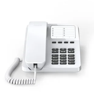 Gigaset DESK 400 Telefon analogowy Biały - Telefony stacjonarne - miniaturka - grafika 1