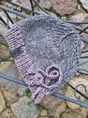 Czapki dla dzieci - Czapka dziecięca z kaszmirem farbowana roślinami Brezylka - miniaturka - grafika 1