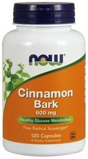 Now Foods Foods Cinnamon Bark - Cynamon Kora 120 kaps Foods CE1B-8486D - Odchudzanie i oczyszczanie - miniaturka - grafika 2