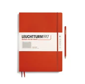 Notesy i bloczki - Notatnik Leuchtturm1917 Master Slim A4+, Kratka, Fox Red - miniaturka - grafika 1