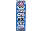 Samochody i pojazdy dla dzieci - Metalowe Pojazdy Uprzywilejowane, Auta, Resoraki 6 Sztuk Zestaw 1:64 POGOTOWIE, AMBULANS - miniaturka - grafika 1