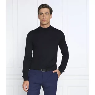 HUGO Wełniany sweter San Matteo | Regular Fit - Swetry męskie - miniaturka - grafika 1