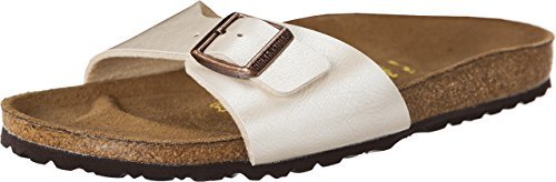 BIRKENSTOCK Madrid Birko-Flor klapki damskie, beżowy, 38 EU