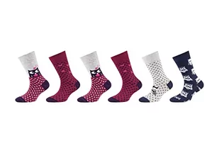 Camano 1106111000 - dziecięce skarpety z bawełny organicznej, 6 par, rozmiar 31/34, kolor morwy fioletowy, Mulberry Purple, 31 - Skarpetki damskie - miniaturka - grafika 1