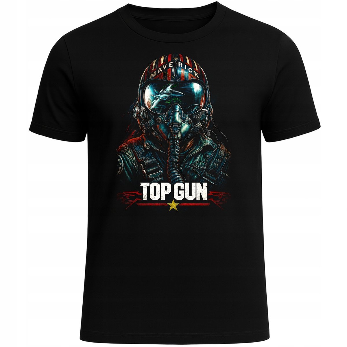 KOSZULKA TOP GUN SAMOLOTY NADRUK 3D FILM LOTNICTWO PREZENT BAWEŁNIANA XL