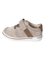 Buty dla dziewczynek - PEPINO Skórzane sneakersy w kolorze jasnobrązowym - miniaturka - grafika 1