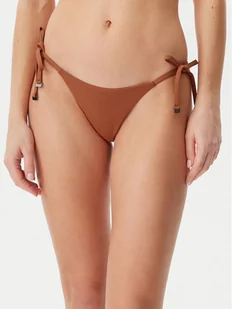 Calvin Klein Swimwear Dół od bikini KW0KW02704 Brązowy - Stroje kąpielowe - miniaturka - grafika 1
