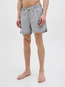 Kąpielówki męskie - Jack & Jones Szorty kąpielowe "Maui" w kolorze szarym - miniaturka - grafika 1