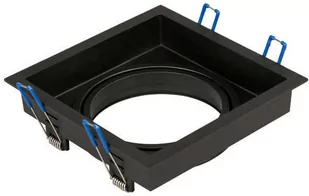 Oprawa wpuszczana oczko sufitowe CROSTI LANA SQ L szer. 17cm czarny - Oprawy, klosze i abażury - miniaturka - grafika 1