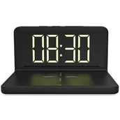 Ładowarki do telefonów - Platinet LED Budzik z bezprzewodową ładowarką LED/10W/230V - miniaturka - grafika 1