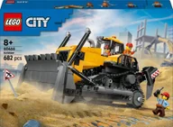 Klocki - LEGO CITY - Budowa Żółty buldożer Koparka Spychacz ZESTAW LEGO PREZENT DLA CHŁOPCA DZIEWCZYNKI DZIECI - miniaturka - grafika 1
