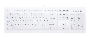 CHERRY AK-C8100F-UVS-W/US klawiatura Medyczna USB QWERTY US English Biały AK-C8100F-UVS-W/US - Klawiatury - miniaturka - grafika 1