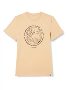 Koszulki męskie - 4F T-shirt męski, Tsm026 Tshirt, jasnobrązowy, L, jasnobrązowy, L - grafika 1