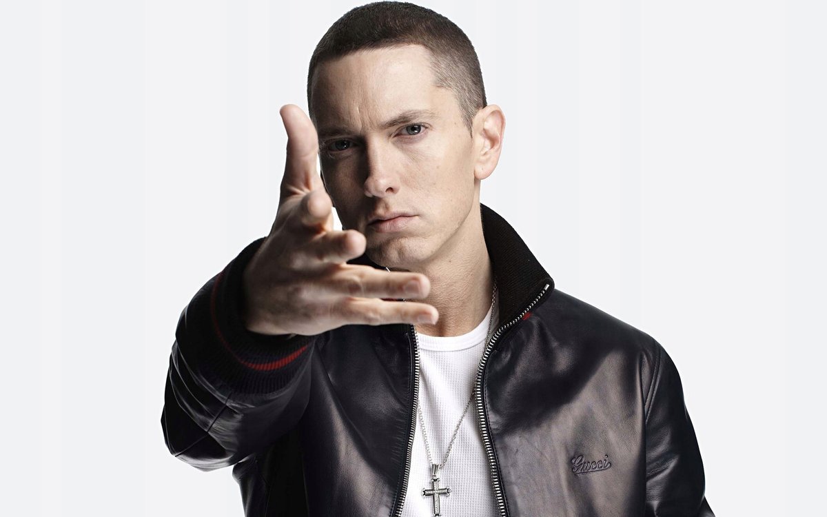 PODKŁADKA POD MYSZ Nadruk 22x18 cm Eminem Rap God Muzyczny Tekst Prezent