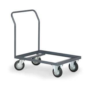 B2B Partner Wózek platformowy na EURO skrzynki 800x600 mm 3635 - Wózki magazynowe - miniaturka - grafika 1