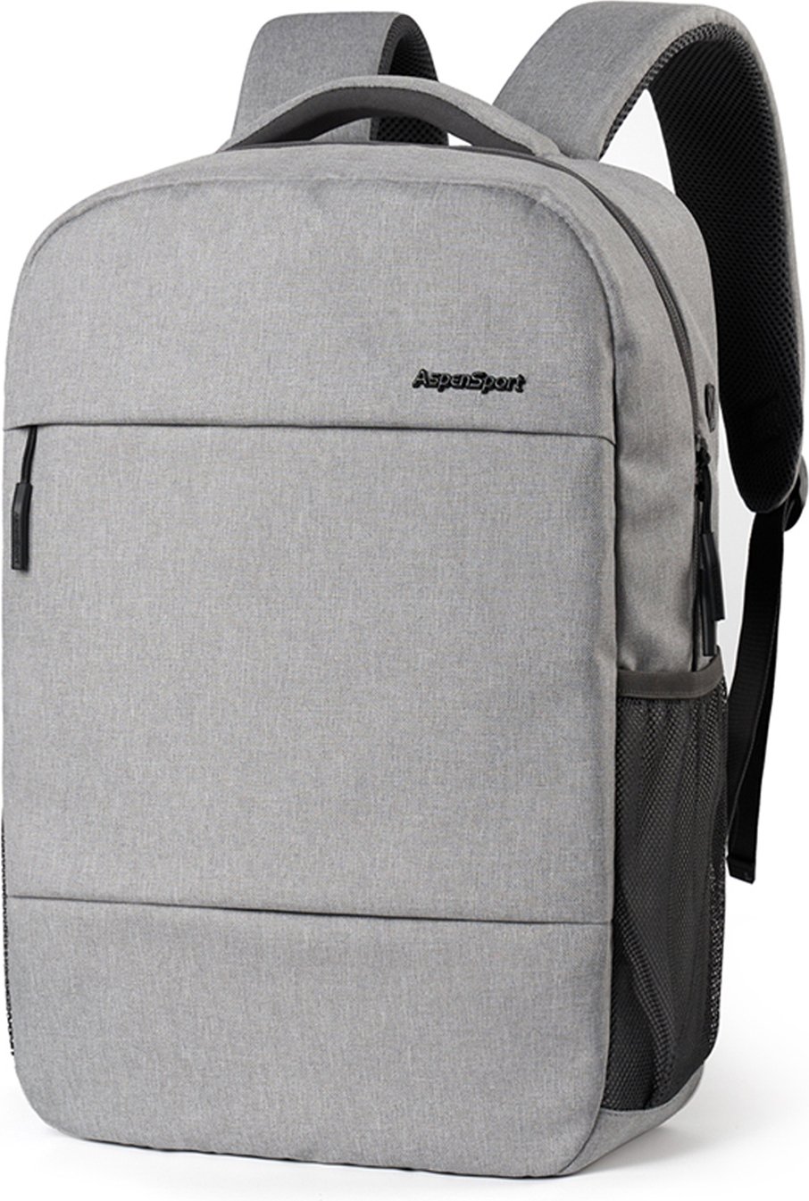 Plecak damski i męski AspenSport czas wolny/szkoła/sport/praca 19 litrów jasnoszary