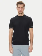 Swetry męskie - BOSS Sweter Jianfranco 50537642 Granatowy Regular Fit - miniaturka - grafika 1