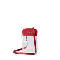 Torebki damskie - Baggallini Damski stadion Clear Bryant crossbody stadium przezroczysty bryant crossbody, Czerwony - Rozmiar Uniwersalny - miniaturka - grafika 1