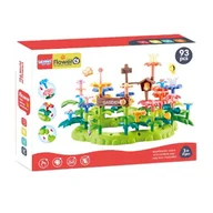 Klocki - Magiczny Ogródek Montessori Klocki Konstrukcyjne XXL 93 el. - miniaturka - grafika 1