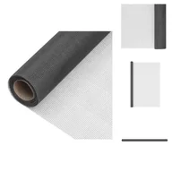 Moskitiery - vidaXL Moskitiera z włókna szklanego 112x500 cm czarna - Panele ogrodzeniowe - miniaturka - grafika 1