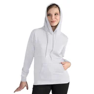 Bluzy sportowe damskie - Damska Gładka Bluza Sportowa Przez Głowę Kaptur - miniaturka - grafika 1