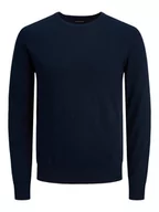 Swetry męskie - Jack & Jones Sweter "Emil" w kolorze granatowym - miniaturka - grafika 1