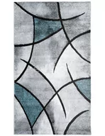Dywany - Dywan Tigre Geometryczny szaro-niebieski 80 x 140 cm - miniaturka - grafika 1
