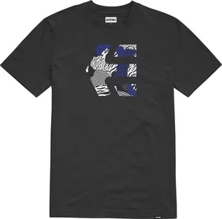 Koszulki męskie - t-shirt męski ETNIES REBEL ICON TEE Black/Blue - grafika 1