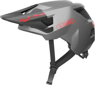 Kask ABUS MTB YouDrop - kask rowerowy dla dzieci i młodzieży - do codziennego użytku lub wycieczek terenowych - z miejscem na warkocz - srebrny, rozmiar S - Kaski rowerowe - miniaturka - grafika 1