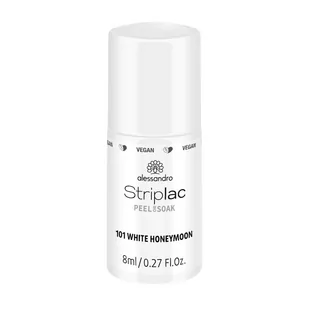 Alessandro Alessandro Striplac STRIPLAC PEEL OR SOAK VEGE WHITE HONEYMOON 8.0 ml - Lakiery hybrydowe - miniaturka - grafika 1