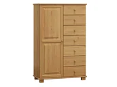 Dom i wnętrze OUTLET - OUTLET - Bieliźniarka drewniana nr3 olcha - miniaturka - grafika 1