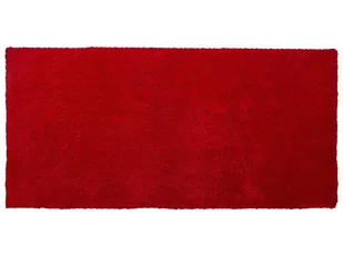 Beliani Dywan czerwony 80 x 150 cm Shaggy DEMRE - Dywany - miniaturka - grafika 1