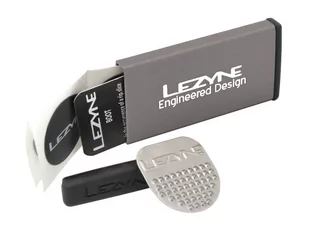 LEZYNE Zestaw narzędzi naprawczych Lever Kit, Alu., jasnoszary, 1-PK-Metal v16p 455000401_Hellgrau - Narzędzia rowerowe - miniaturka - grafika 1