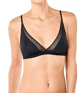 Sloggi Damski biustonosz bez fiszbin S Symmetry N, czarny, 70A - Biustonosze - miniaturka - grafika 1