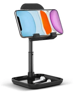 Techly Stojak uchwyt na telefon pod tablet biurkowy regulowany - Akcesoria do tabletów i e-booków - miniaturka - grafika 1