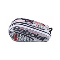 Tenis ziemny - Torba tenisowa Babolat Pure Strike x 12 white/black/red - miniaturka - grafika 1