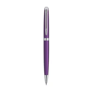 Długopis WATERMAN HEMISPHERE fioletowy CT + czarne skórzane etui 1szt. /1869015/ - Długopisy - miniaturka - grafika 1