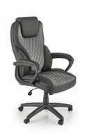 Fotele i krzesła biurowe - Fotel biurowy Dalfer czarny/szary - miniaturka - grafika 1