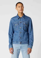Kurtki męskie - Męska kurtka jeansowa Wrangler REGULAR JACKET M - miniaturka - grafika 1