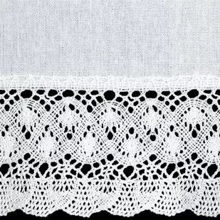 Firana Dekoracyjna Rose 30 x 150 Tunel Biały - Firany - miniaturka - grafika 4