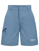 Spodenki damskie - Jack Wolfskin Turbulence szorty K, niebieski (Elemental Blue), 152 - miniaturka - grafika 1