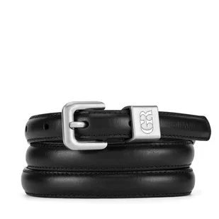 Pasek Damski Gino Rossi BLYL24002-2 SVL Czarny - Paski - miniaturka - grafika 1